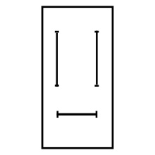 Schnitt der Schachtel